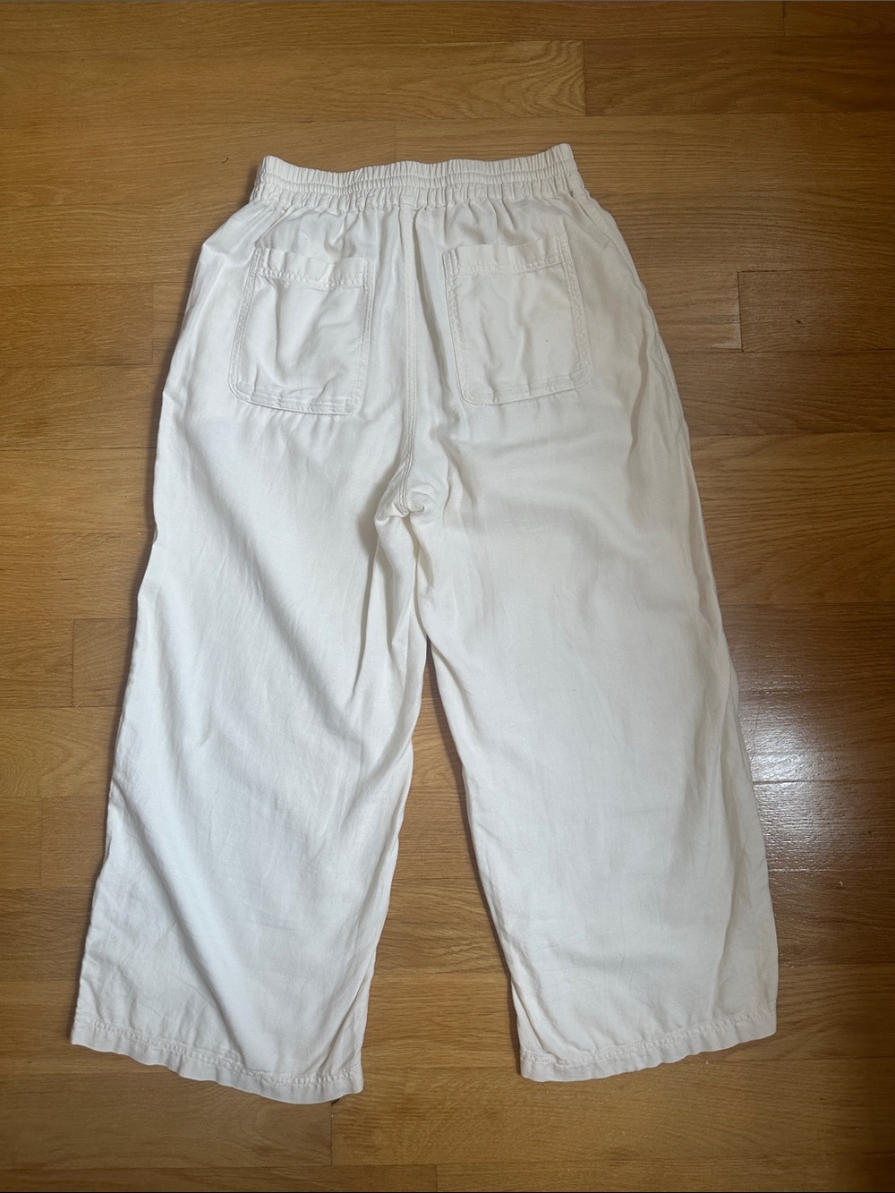 COMMUNITY Drawstring Pants in White - Size Small - Picture 5 of 8